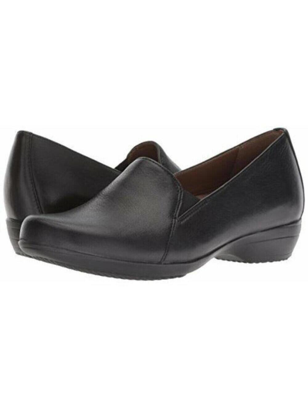 Dansko 38 Womens Size 7.5 - 8 Black Leather Slip On Shoes NEW